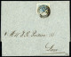 Cover 1850, 30 Cent. Carta A Macchina Con Bordo Di Foglio Di 7 Mm Su Lettera Spedita Da "ADRIA 21/5" (annullo C1) A Mant - Lombardo-Vénétie