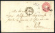 Cover 1863, 5 Soldi Dentellato 15x19 Denti Su Lettera Spedita Da "ISOLA DELLA SCALA 18 DIC" (annullo Cor) A Verona, Cert - Lombardy-Venetia