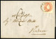 Cover 1861/65, Due 3 Soldi E 10 Soldi Su Lettera Spedita Da "REVERE 11/8" (annullo CO) A Milano, E Lettera Tassata Con 5 - Lombardy-Venetia