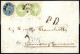 Cover 1865, Due 3 Soldi (1863) Ambedue Con 17 Denti Invece Dei 18 E 10 Soldi Su Lettera Spedita Da "MANTOVA 26/8" (annul - Lombardo-Veneto