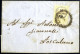 Cover 1854, 15 Cent. Marca Da Bollo, Stampa Tipografica, Su Lettera Da "BERGAMO 3/5" (annullo D) A Toscolano, Sass. 3 /  - Lombardy-Venetia