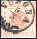 O 1853, 4 Kreuzer, Usato A Verona 5.3., Certificato Goller, Sass. 4 1853, Dreiseitig Sehr Breitrandige, Rechts Entlang D - Lombardy-Venetia