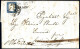 Cover ABBIATEGRASSO 15 SEP (annullo SD) Su 20 Cent Azzurro (Sardegna), Lettera Spedita A Malpensa E Riannullata "BUSTA A - Lombardo-Vénétie