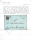 Cover Rovigo, (SD Azzurro Punti 11) Lettera Del 18.6.1850 Diciottesimo Giorno D`uso Per Mantova Affrancata Con 30 C. Bru - Lombardo-Vénétie