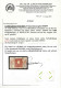 Piece S.BONIFACIO In Rosso (annullo R S.d. (R)) Su Frammento Con 10 Soldi II° Tipo, Inedito Sulla Emissione 1858/59, Ex  - Lombardo-Vénétie