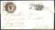 Cover Venezia, M, SI Punti 8, Lettera Del 5.1.1851 Per Udine Affrancata Con 30 C. Bruno Chiaro I Tipo Prima Tiratura Car - Lombardije-Venetië