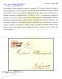 Cover 1851, 15 Cent II° Tipo, Carta A Mano, Su Lettera Da "CAVALESE 1.NOV" Spedita A Bolzano, Raro Uso Di Francobolli De - Lombardije-Venetië