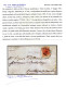 Cover 1851, 15 Cent II° Tipo, Carta A Mano, Su Lettera Da "TIONE 15 MAI" Spedita A Bagolino, Raro Uso Di Francobolli Del - Lombardo-Vénétie