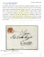 Cover 1853, 15 Cent III° Tipo, Carta A Mano, Su Lettera Scritta A Verona E Consegnata A "TRIENT 31/7" Spedita A Cavalese - Lombardy-Venetia