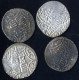 Mas'du II., 681-704AH 1282-1305, Dirham Silber, 681 Lulua, Henn-, BMC-, Sehr Schön, 4 Stück - Islamic