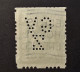 Nederland - Pays-Bas - 1924 -  Perfin - Lochung - G V / Z -  G. De Vries & Zonen, Makelaars Inspecerijen, Rubber - Canc. - Gezähnt (perforiert)