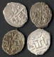 Mengli Girai, 873-921AH 1468-1515, Akche Silber, 901=41 Kaffa, Retowski AV. 132 Rv 139 Tf VI, Vorzüglich-, 4 Stück, Selt - Oekraïne