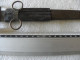 Delcampe - Antique Poignard Couteau Arabe Laiton Bois Et Acier Damas Lame 19.5 Cm - Decotatieve Wapens