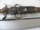 Delcampe - Antique Poignard Couteau Arabe Laiton Bois Et Acier Damas Lame 19.5 Cm - Armas De Colección