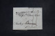 FRANCE - Marque D'entrée " Allemagne Par Strasbourg " Sur Lettre Strasbourg Avec Marque De Déboursé Au Dos  - L 152400 - Marques D'entrées