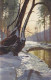 Partie Im Winterwald Gl1919 #E1196 - Malerei & Gemälde