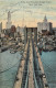 New York City, View From Brooklyn Bridge Tower Ngl #E7039 - Other & Unclassified