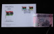 LIBYA 2013 "The Revolution FDC" NEW LIBYA FLAG STAMPS And BANKNOTE On FDC - Libië