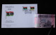 LIBYA 2013 "The Revolution FDC" NEW LIBYA FLAG STAMPS And BANKNOTE On FDC - Libya