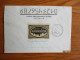 RUSSIA 2000 PSKOV TO PETERSBURG , COVER WITH TWO LABEL CINDERELLA VIGNETTE , 1-41 - Brieven En Documenten