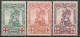 Belgium - Semi-postal - Set Of 3 - Red Cross - Mi 104~106 - 1914 - 1914-1915 Red Cross