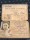 VIET NAM-OLD-ID PASSPORT INDO-CHINA-name-VO Y HAP-1955-1pcs Book - Collections