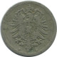 5 PFENNIG 1875 B DEUTSCHLAND Münze GERMANY #AE686.D.A - 5 Pfennig
