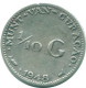 1/10 GULDEN 1948 CURACAO NEERLANDÉS NETHERLANDS PLATA #NL11906.3.E.A - Curaçao