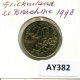20 DRACHMES 1998 GRECIA GREECE Moneda #AY382.E.A - Grèce