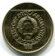 100 DINARA 1989 JUGOSLAWIEN YUGOSLAVIA UNC Münze #W11259.D.A - Joegoslavië