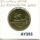 50 DRACHMES 2000 GRIECHENLAND GREECE Münze #AY393.D.A - Griechenland