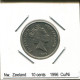 10 CENTS 1996 NEW ZEALAND Coin #AS234.U.A - Neuseeland