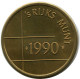 1990 ROYAL DUTCH MINT SET TOKEN NETHERLANDS MINT (From BU Mint Set) #AH029.U.A - Jahressets & Polierte Platten