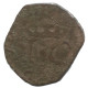 CRUSADER CROSS Authentic Original MEDIEVAL EUROPEAN Coin 0.4g/15mm #AC187.8.E.A - Andere - Europa