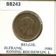 20 FRANCS 1980 DUTCH Text BELGIQUE BELGIUM Pièce #BB243.F.A - 20 Francs