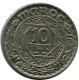 10 FRANCS 1952 MOROCCO Islamic Coin #AH638.3.U.A - Morocco