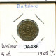 5 REICHSPFENNIG 1925 F ALLEMAGNE Pièce GERMANY #DA486.2.F.A - 5 Renten- & 5 Reichspfennig