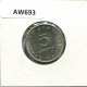 5 DRACHMES 1976 GRECIA GREECE Moneda #AW693.E.A - Grecia