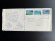 DUTCH ANTILLES CURACAO 1957 CIRCULATED FDC TOURISM 01-07-1957 NEDERLANDSE ANTILLEN - Curazao, Antillas Holandesas, Aruba