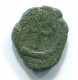 Authentic Original Ancient BYZANTINE EMPERE CHRISTIAN CROSS Coin #ANC12754.6.U.A - Byzantinische Münzen