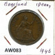 PENNY 1946 UK GBAN BRETAÑA GREAT BRITAIN Moneda #AW083.E.A - D. 1 Penny