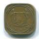 5 CENTS 1972 SURINAME Netherlands Nickel-Brass Colonial Coin #S12937.U.A - Surinam 1975 - ...