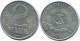 2 MARK 1978 A DDR EAST GERMANY Coin #AE124.U.A - 2 Mark