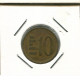 10 WON 1980 COREA DEL SUR SOUTH KOREA Moneda #AS162.E.A - Corée Du Sud