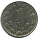 1 DINAR 1965 YUGOSLAVIA Coin #AZ589.U.A - Yugoslavia
