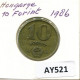 10 FORINT 1986 HUNGRÍA HUNGARY Moneda #AY521.E.A - Hongrie