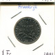 1 FRANC 1991 FRANKREICH FRANCE Französisch Münze #AM322.D.A - 1 Franc