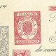 España 1945 LETRA DE CAMBIO — Timbre Fiscal 12ª Clase 20 Cts Y Sello Especial Móvil— Timbrología - Revenue Stamps