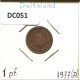 1 PFENNIG 1977 D WEST & UNIFIED GERMANY Coin #DC051.U.A - 1 Pfennig