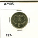 5 CENTS 1992 CHIPRE CYPRUS Moneda #AZ905.E.A - Cipro